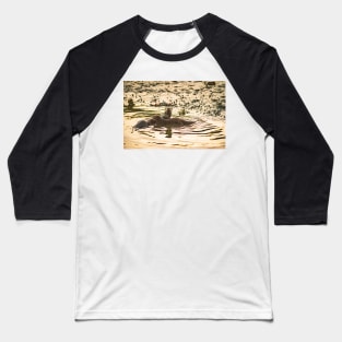 River Otter at sunset Baseball T-Shirt